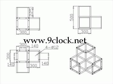 SQUARE FOUR SIDE CORNER