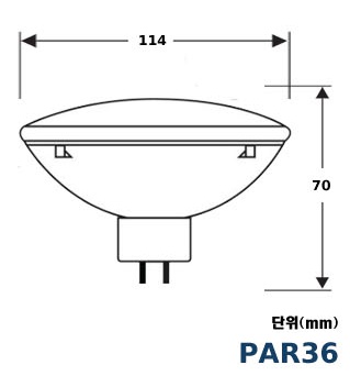 [GE] PAR36 DWE 120V 650W