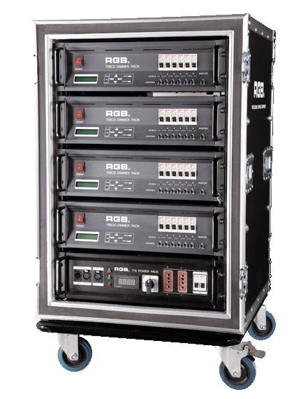 RGB-7  Series Digital Touring Dimmer Racks