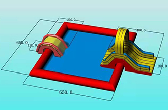 수영장+슬라이드 제작